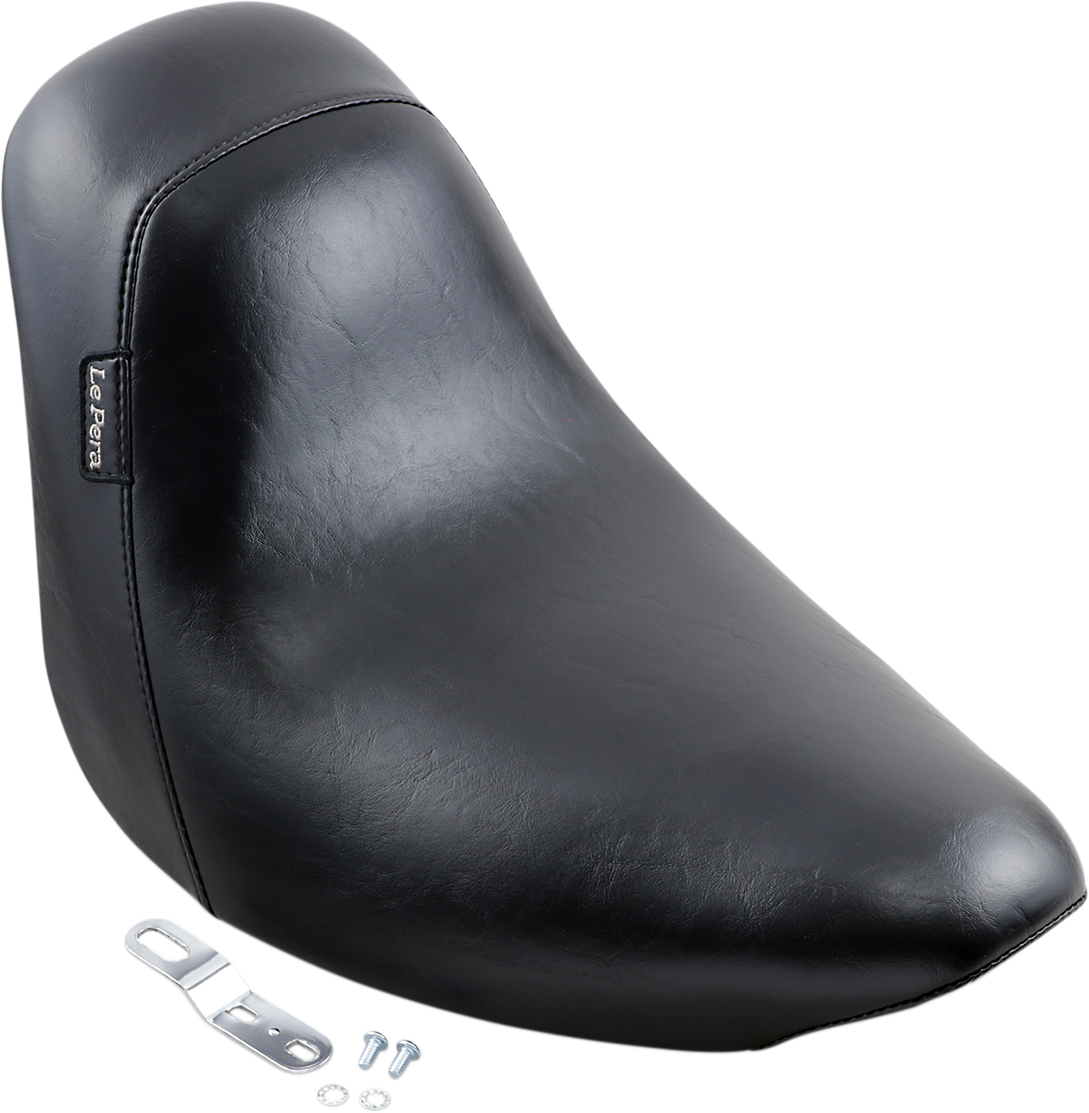 Bare Bones Solo Seat - Smooth - Black - FXST '06-'17