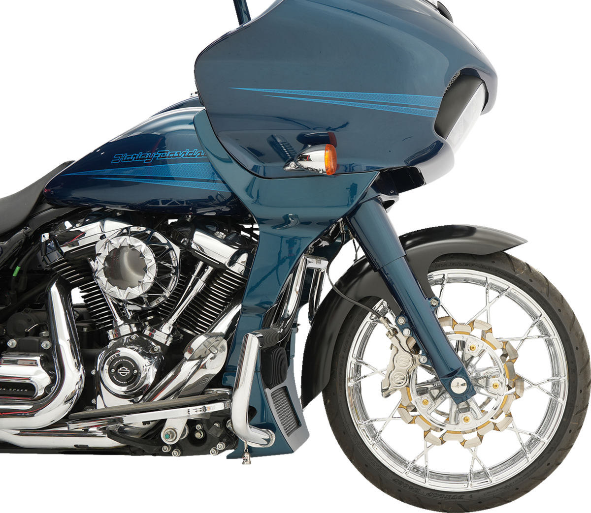 Henry Front Fender - Black - 16"-19" - HD Touring/Trike