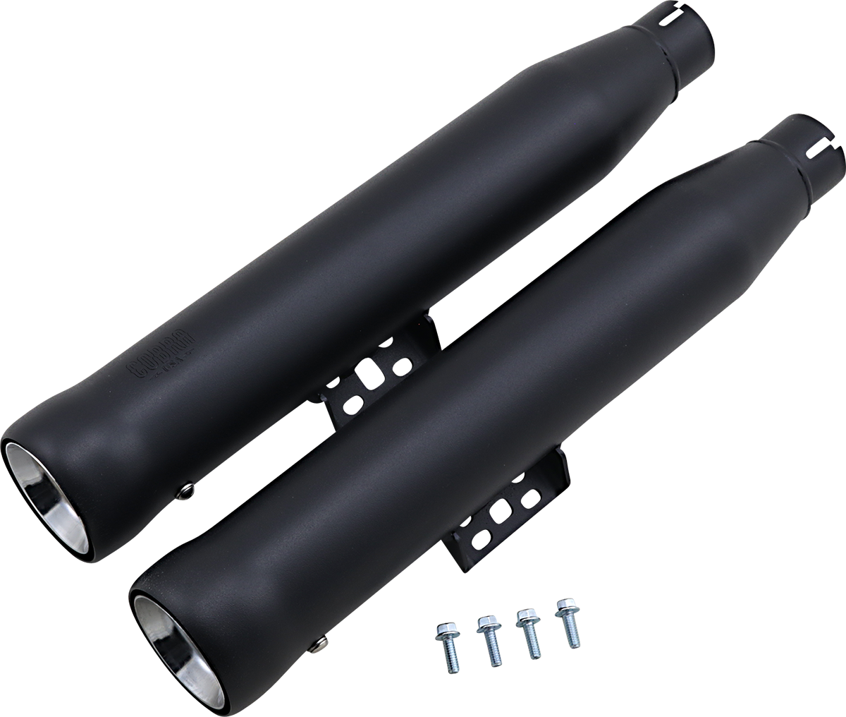 Neighbor Hater Slip-On Mufflers - Black - FLHC/FLHCS/FLDE