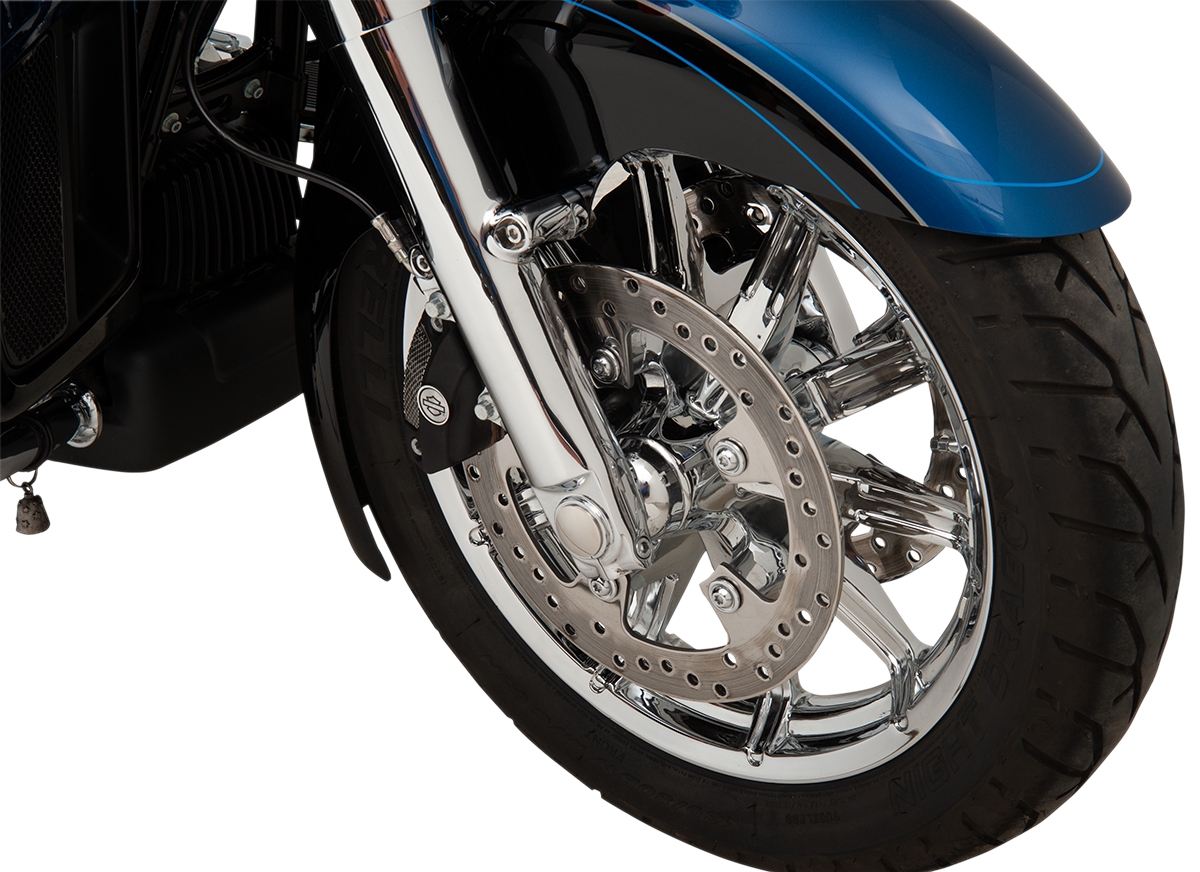 Axle Kit - Flush Mount - Front - Black W/Polished End Caps
