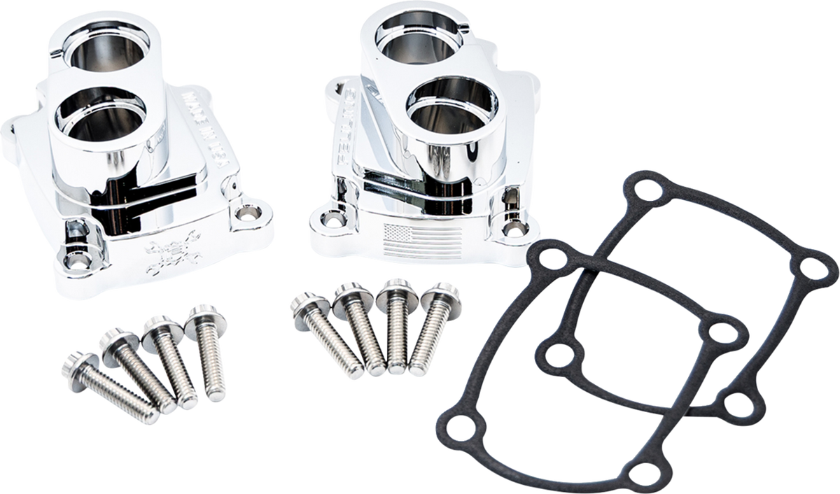 Lifter Block Covers - Chrome - '17-'25 M8