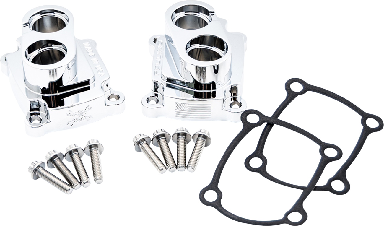 Lifter Block Covers - Chrome - '17-'25 M8