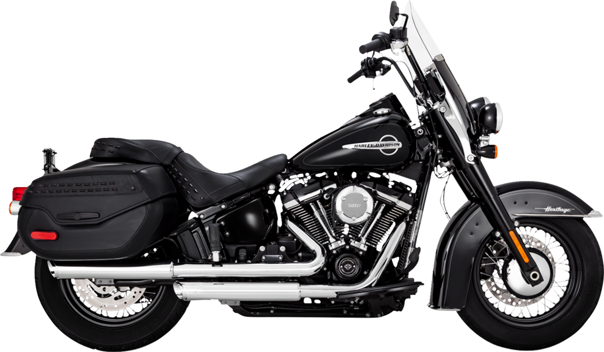 3" Twin Slash Slip-On Muffler - Chrome