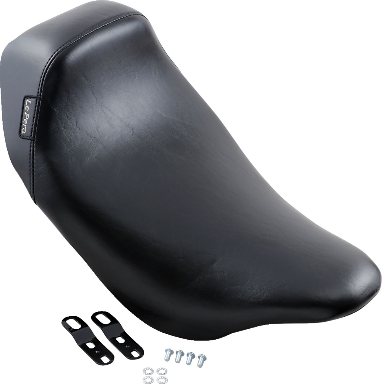 Bare Bones Solo Seat - Smooth - Black - FL '08-'23