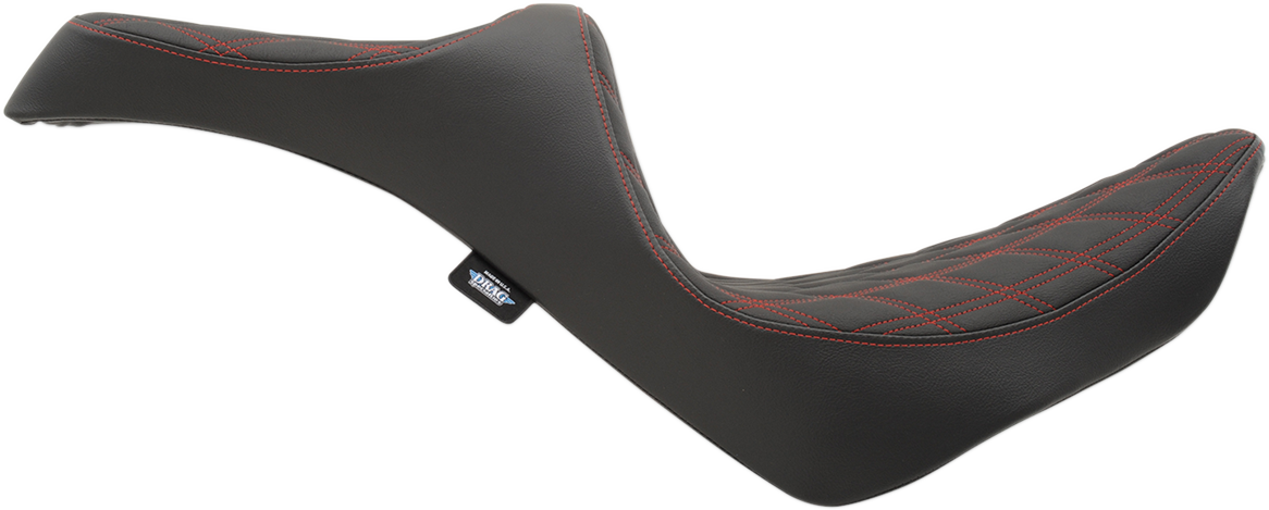 Predator III Seat - Double Diamond - Red Stitching - FL/FX '18-'23