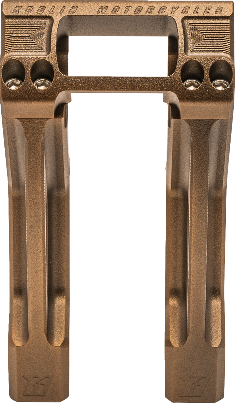 Fastback Risers - 8" - Bronze