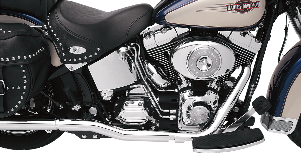 Power Curve True-Dual Crossover Header Pipes - '86-'06 Softail