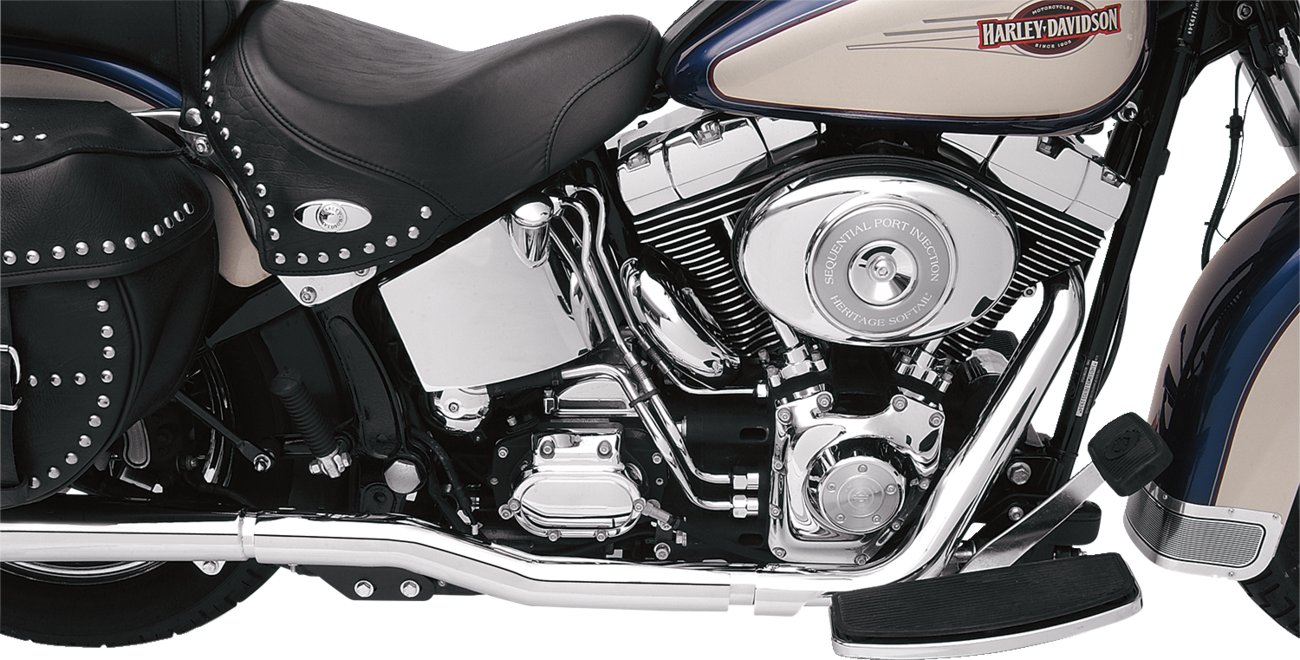 Power Curve True-Dual Crossover Header Pipes - '86-'06 Softail