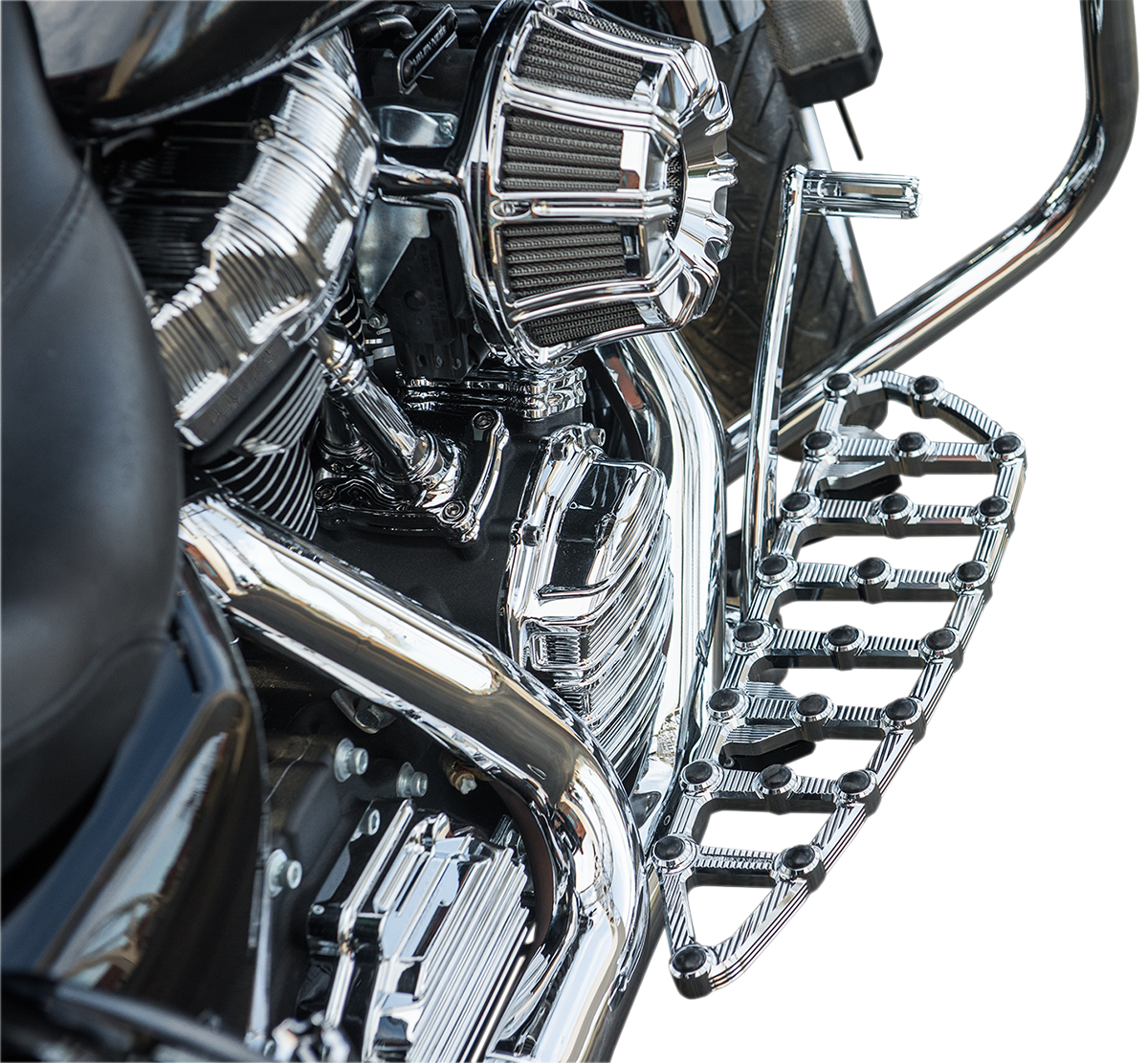 MX Driver Floorboards - Chrome
