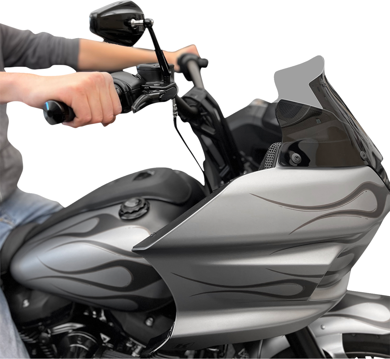 Fastback Risers - 8" - Black