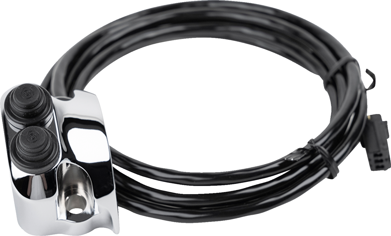 Chrome Legend Handlebar Mounted Control Assembly - FL