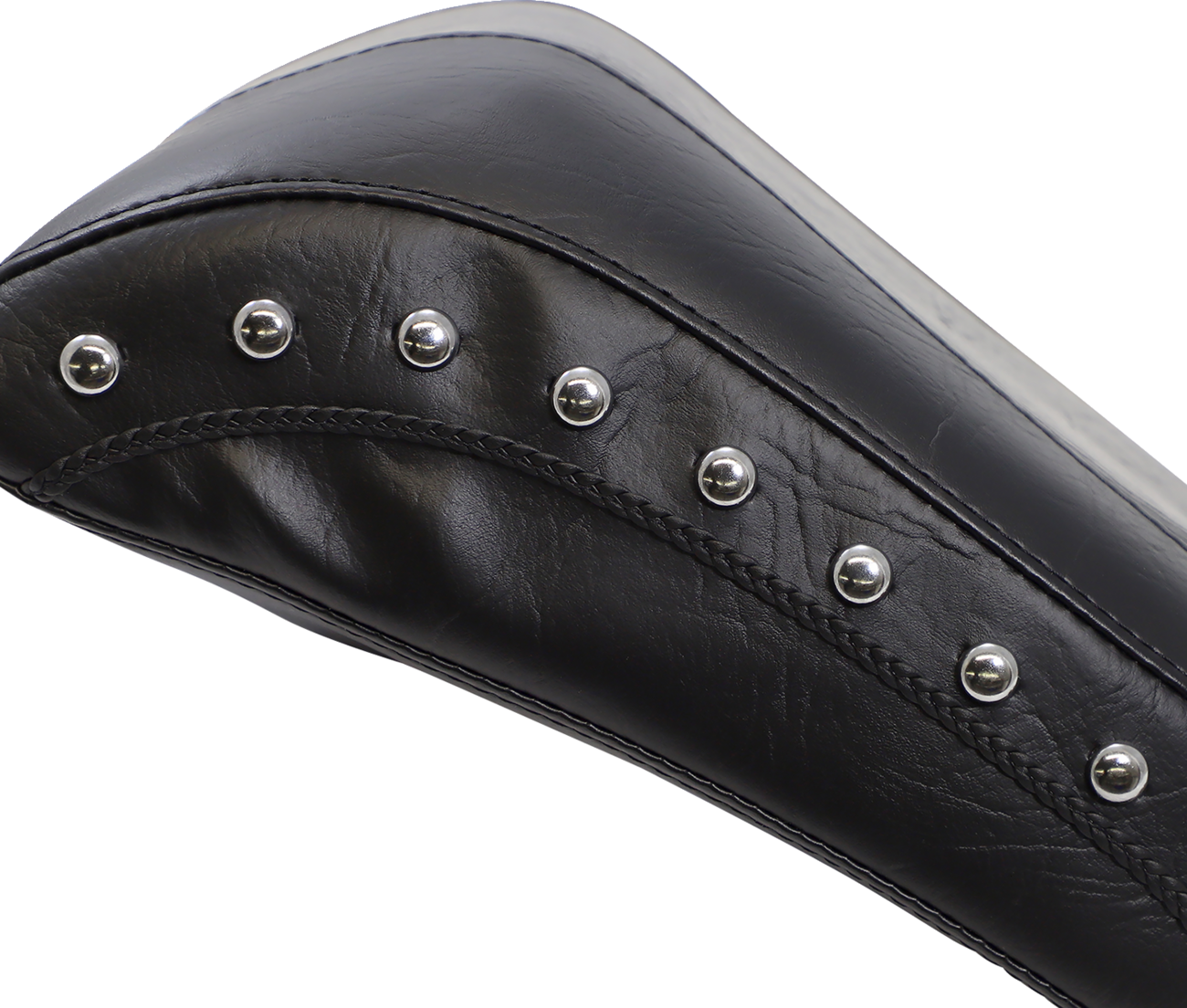 Wide Rear Seat - Studded - Black - FLST '05-'17