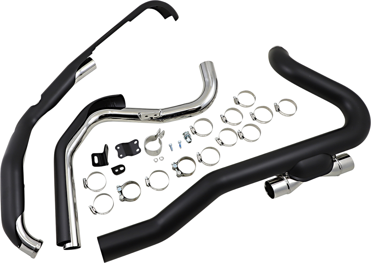 Powerport Trike Dual Headpipes - Raven Black