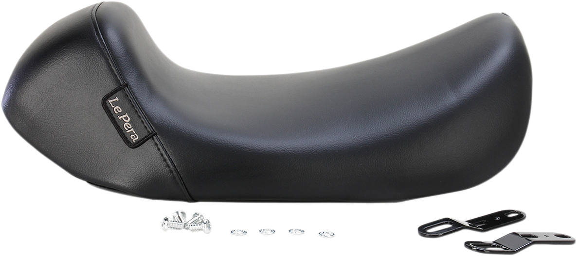 Bare Bones Solo Seat - Smooth - Black - FL '08-'23