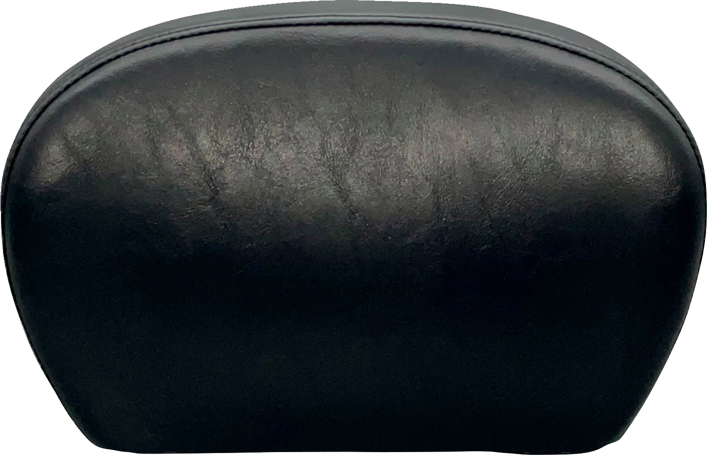 Sissy Bar Pad - Large - Smooth - Shiny Black