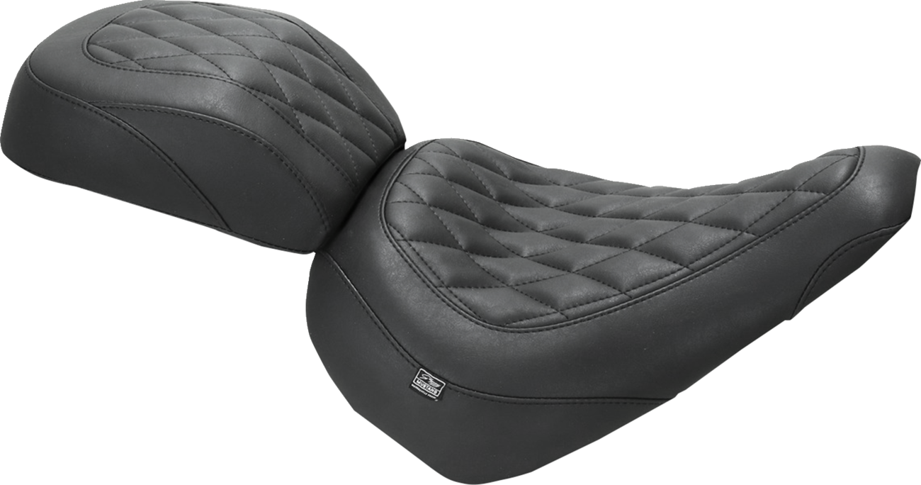 Wide Tripper™ Passenger Seat - Diamond - Black Stitch - FXBR '23-'25
