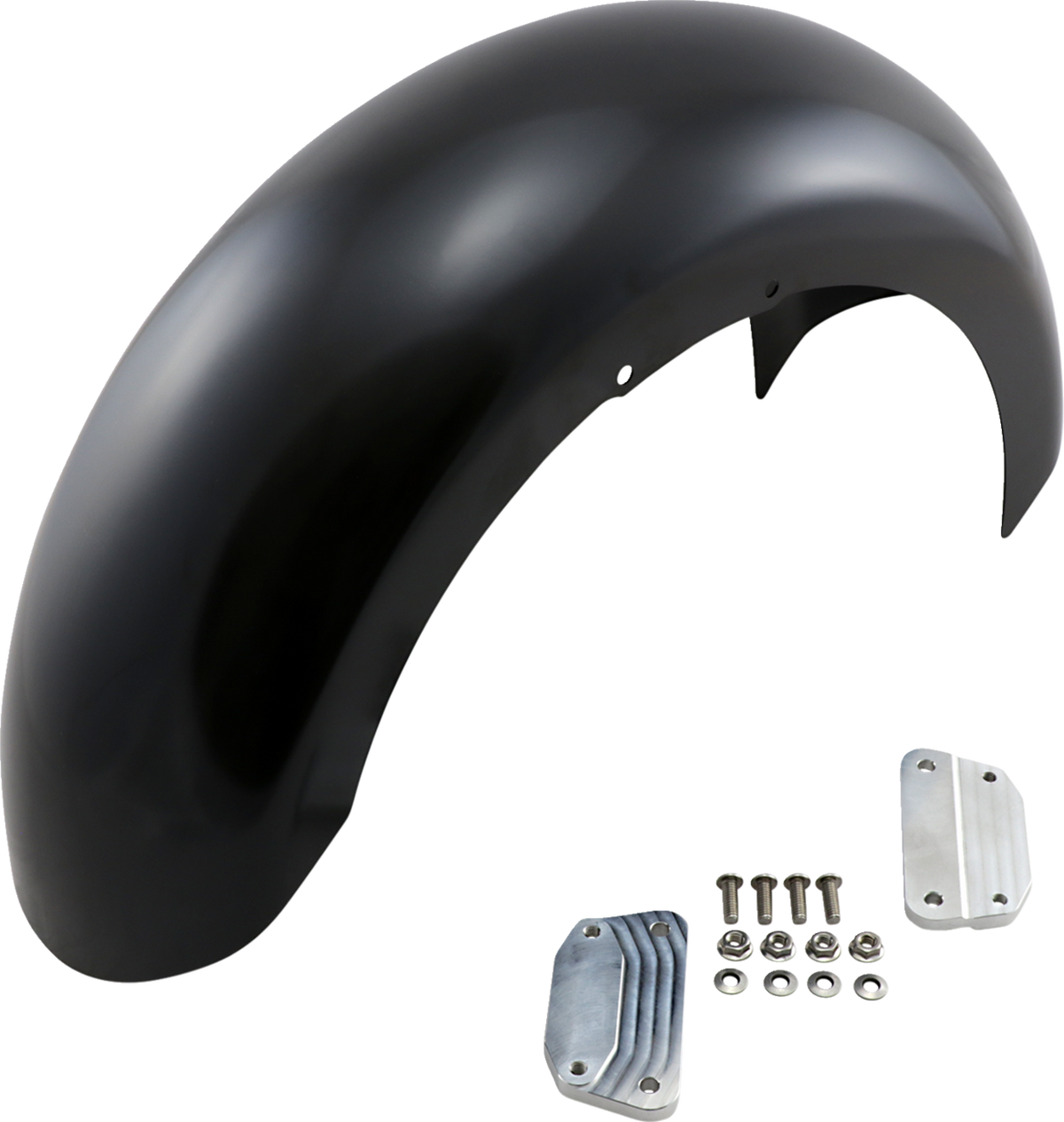 Slicer Front Fender - Black - 18" - HD Softail