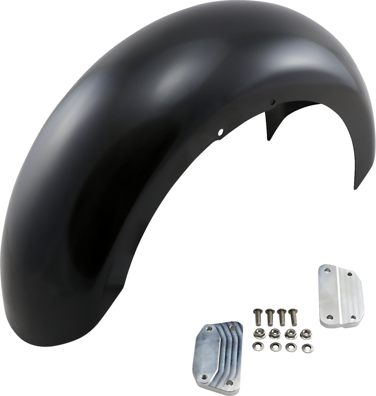 Slicer Front Fender - Black - 18" - HD Softail