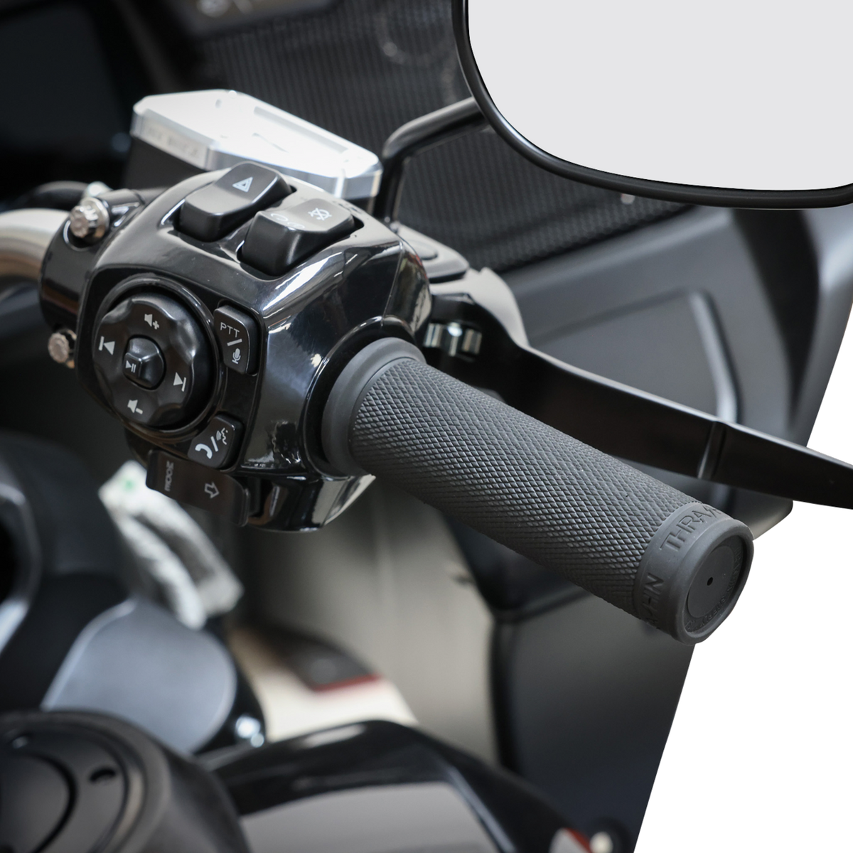 Throttle Tube - Smooth - 1" - Touring TBW - Black
