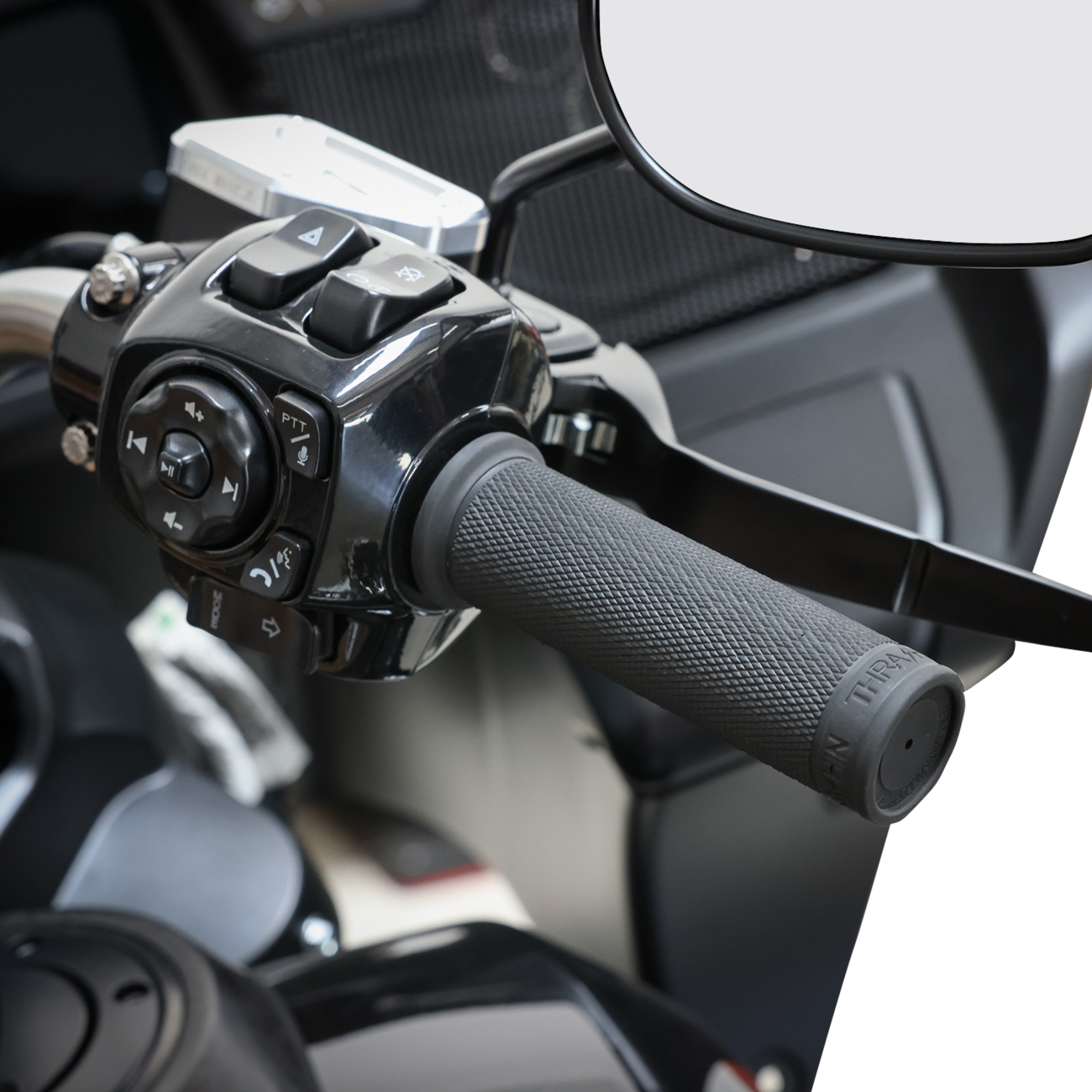 Throttle Tube - Smooth - 1" - Touring TBW - Black