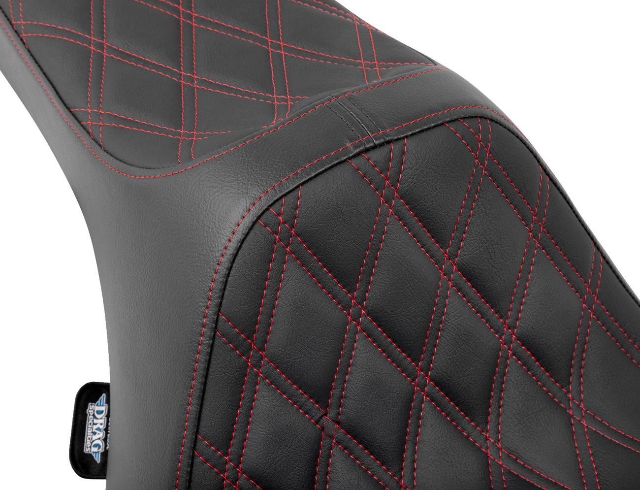 Predator III Seat - Double Diamond - Red Stitched - FLT/FLH '23-'24