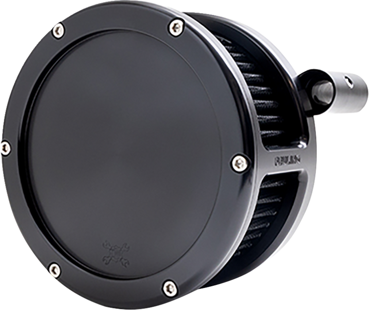 BA Air Cleaner Kit - Black With Black Filter - Twin Cam