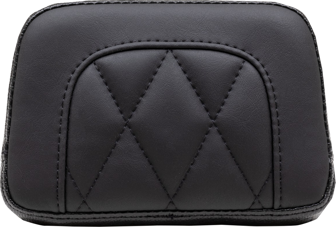 Touring Sissy Bar Pad - Standard - Black - Diamond Stitch - Chief '22-'23