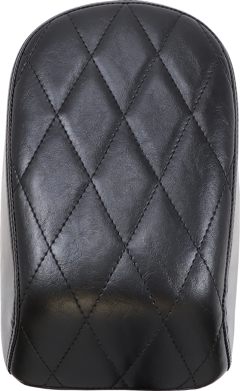 Bare Bones Pillion Pad - Diamond - Black - FL/FX '18-'23