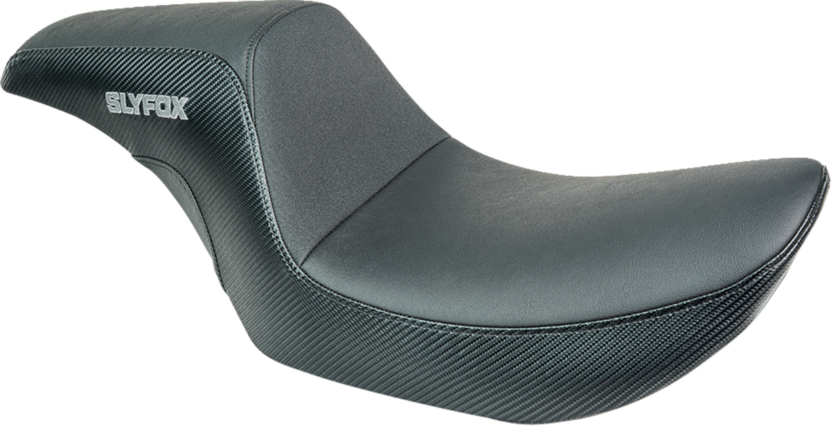 Drifter Seat - Gray Logo - Black Vinyl - Smooth - FXR '82-'00