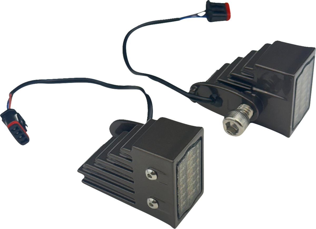 LED Turn Signals - Front - Dark Bronze