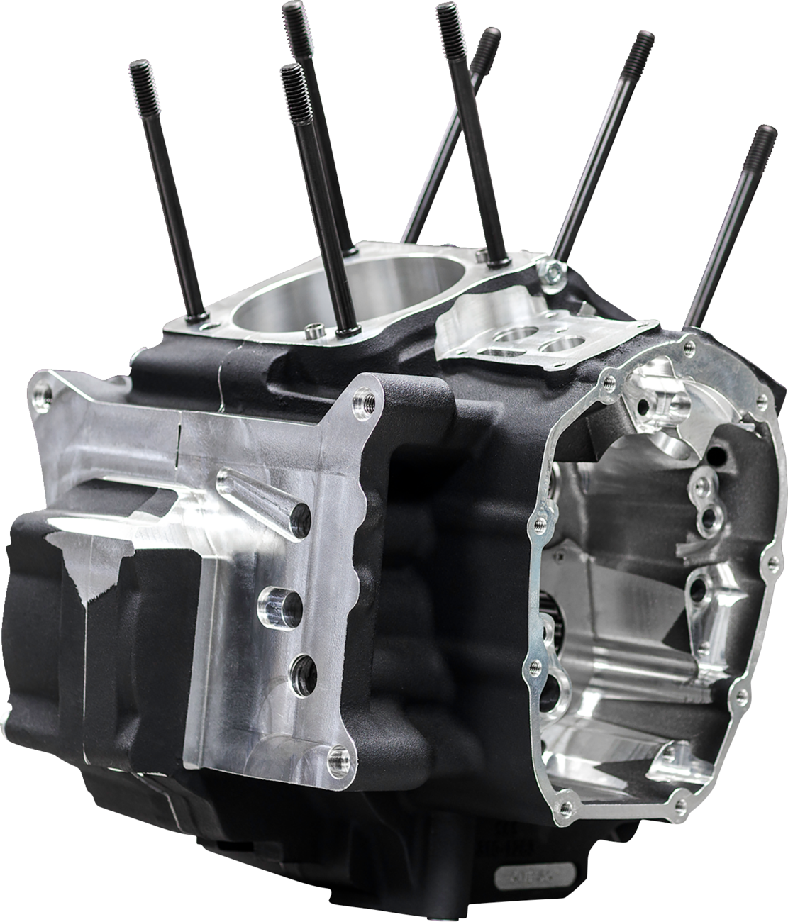 Crankcase - MK-Series "B" - Black - M8 Softail