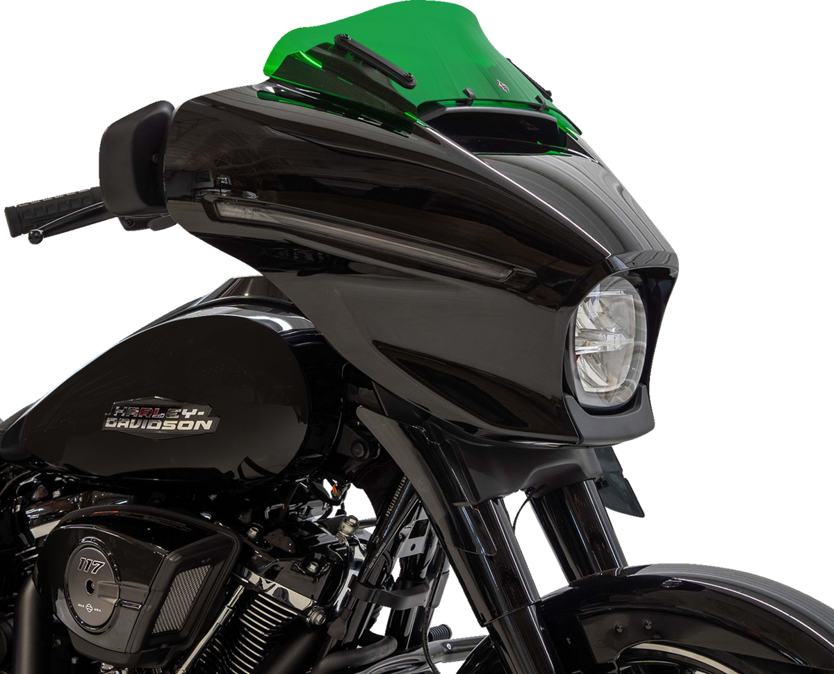 Kolor Flare® Windshield - 6-1/2" - Green - '23-'25 FLHX