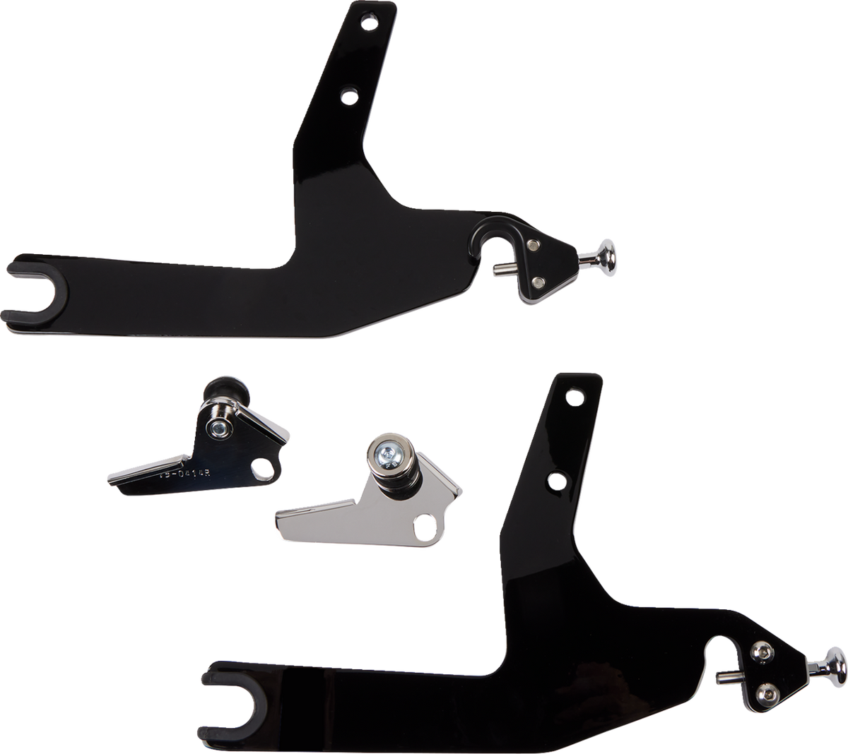 Backrest Kit - 14" - Black - Softail