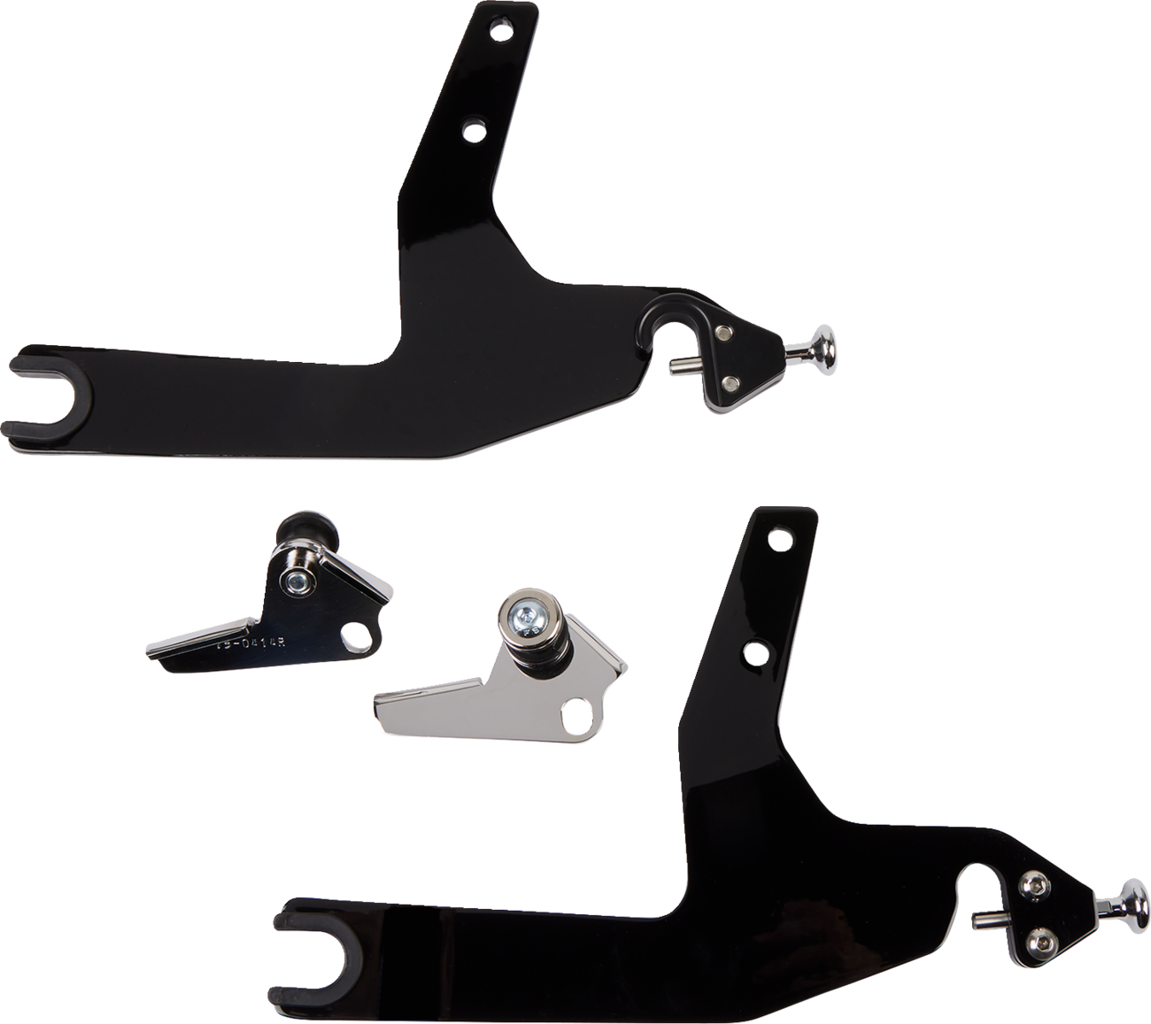 Backrest Kit - 14" - Black - Softail