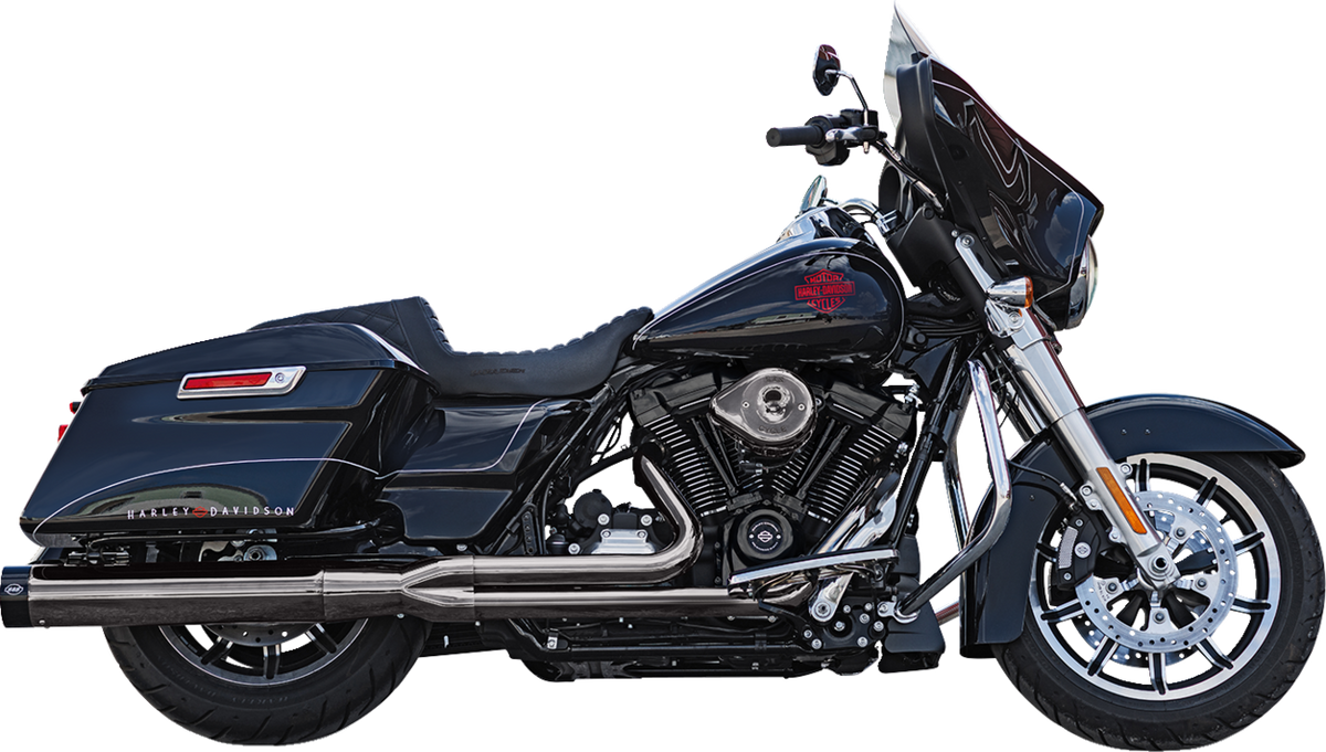 2-Into-1 Lava Chrome Sidewinder® Exhaust System - Race Only