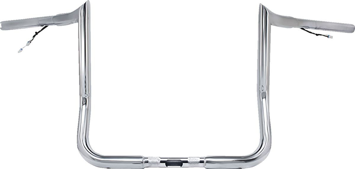 Pre-Wired Handlebar - Monkey Bar - 10" - Chrome