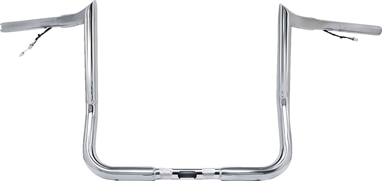 Pre-Wired Handlebar - Monkey Bar - 10" - Chrome