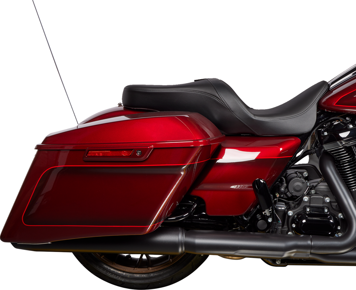 Freedom Seat - Solar Leather - Black - Smooth - FLH '09-'23