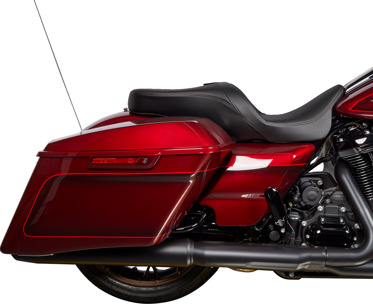 Freedom Seat - Solar Leather - Black - Smooth - FLH '09-'23