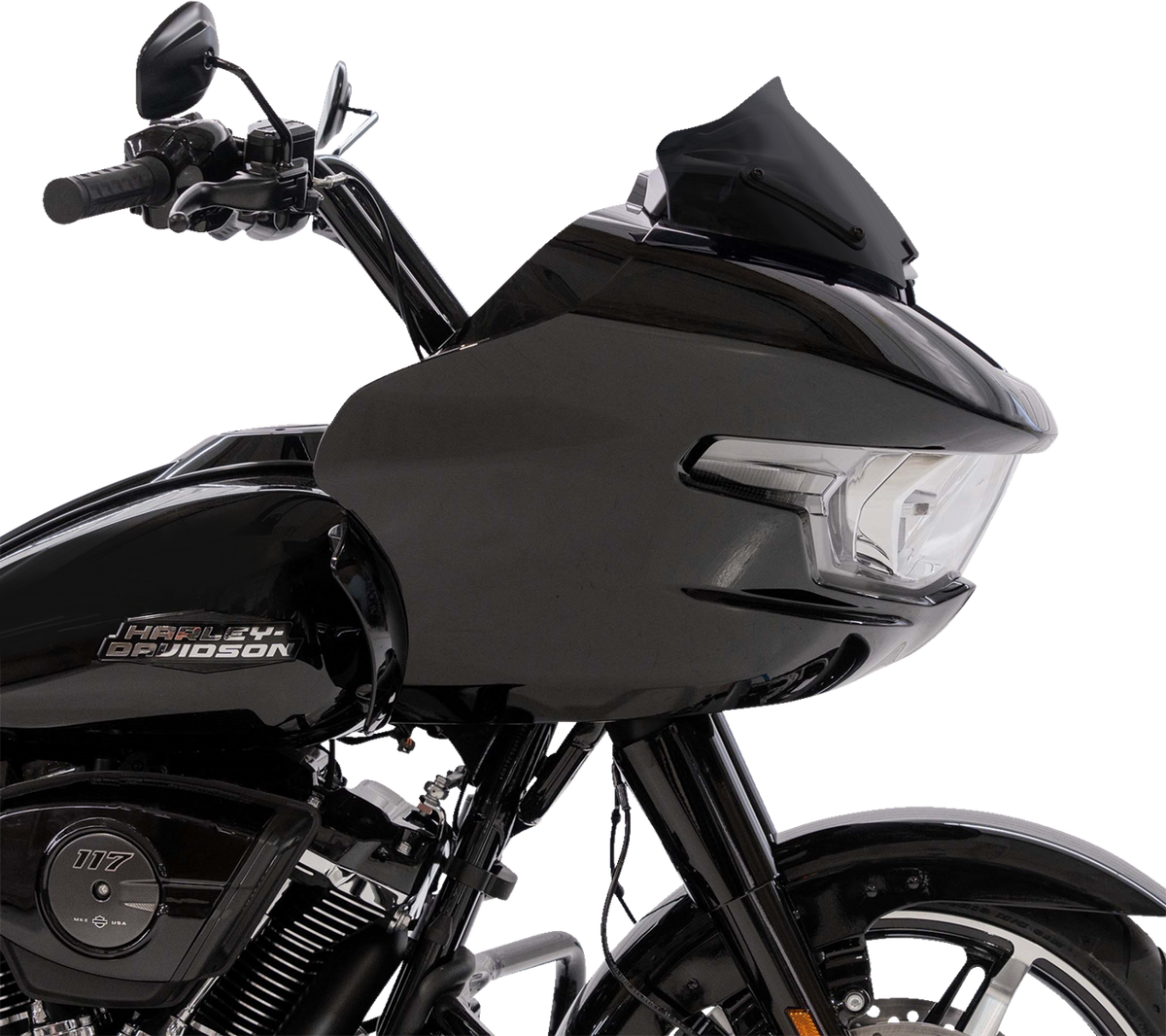 Sport Flare® Windshield - 8" - Black - FLTR