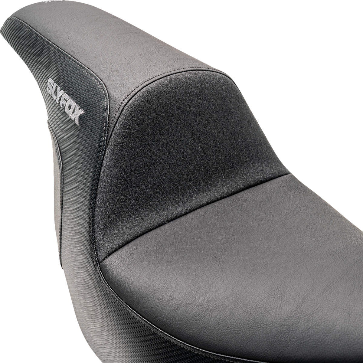 Lowrider Drifter Seat - Gray Logo - Smooth Vinyl - Carbon Fiber - FXLR/FLSB '18-'24