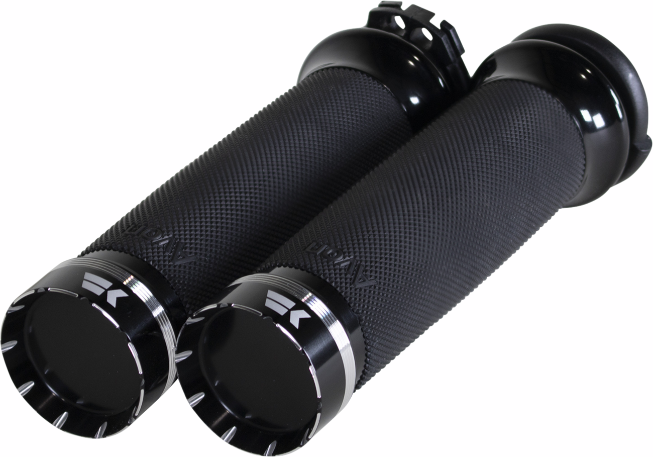 Tracer Grips - Custom Contour - Cable - Black