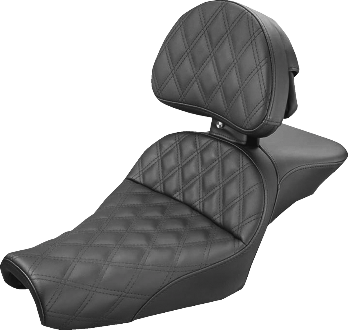 Explorer Seat - With Backrest - Lattice Stitched - Black - XL '04-'22