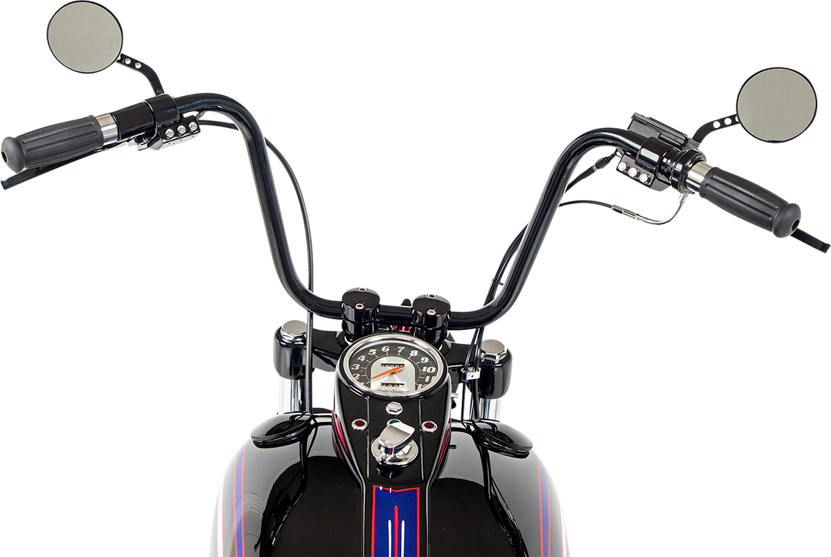 1" Handlebar - Ape Hanger - 10" - ETC - Black