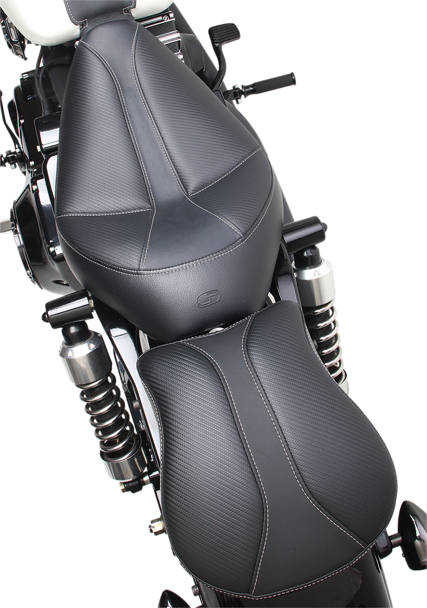 Detachable Pillion Pad - Dominator - Contoured - 9"