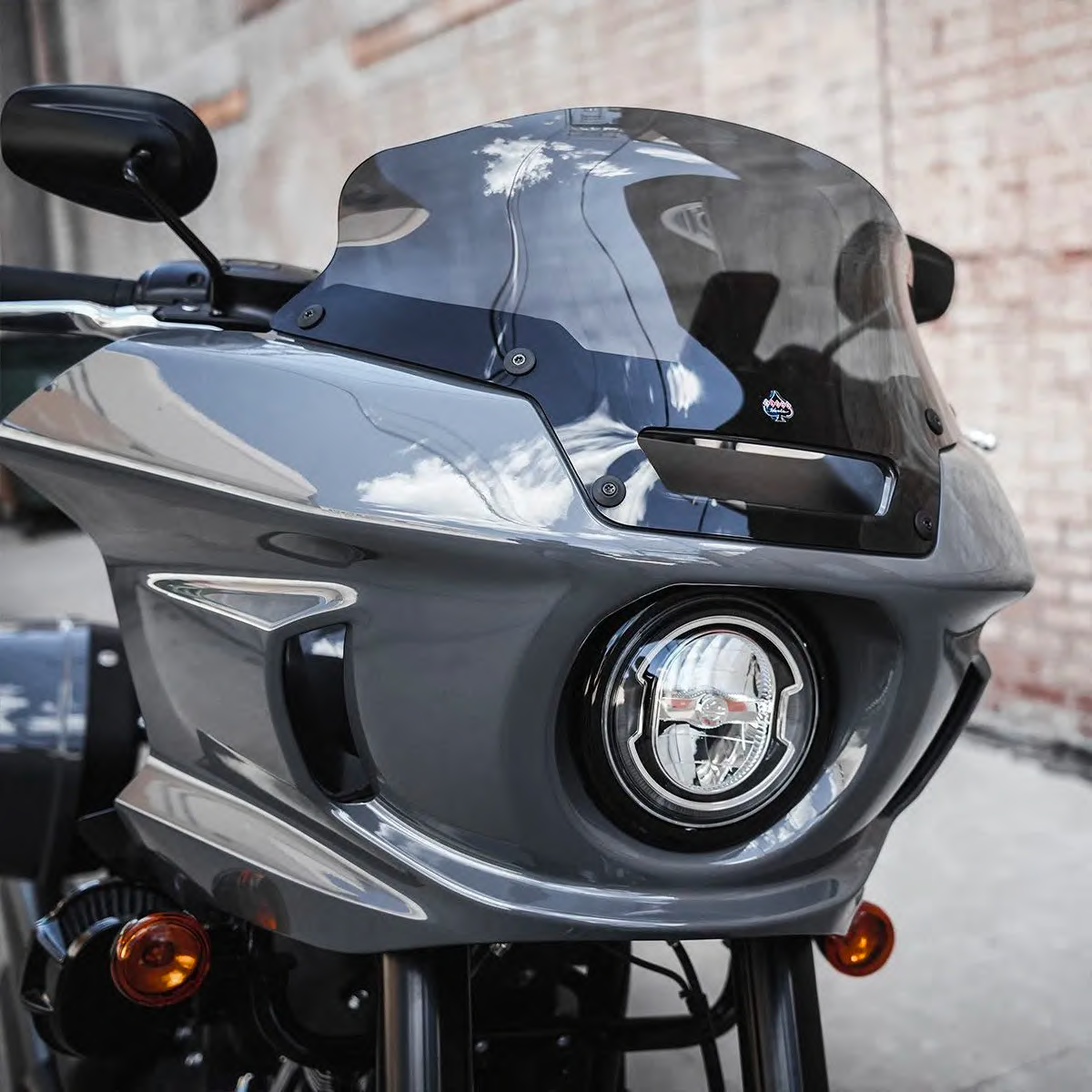 Flare® Windshield - 6" - Dark Smoke - FXLRST