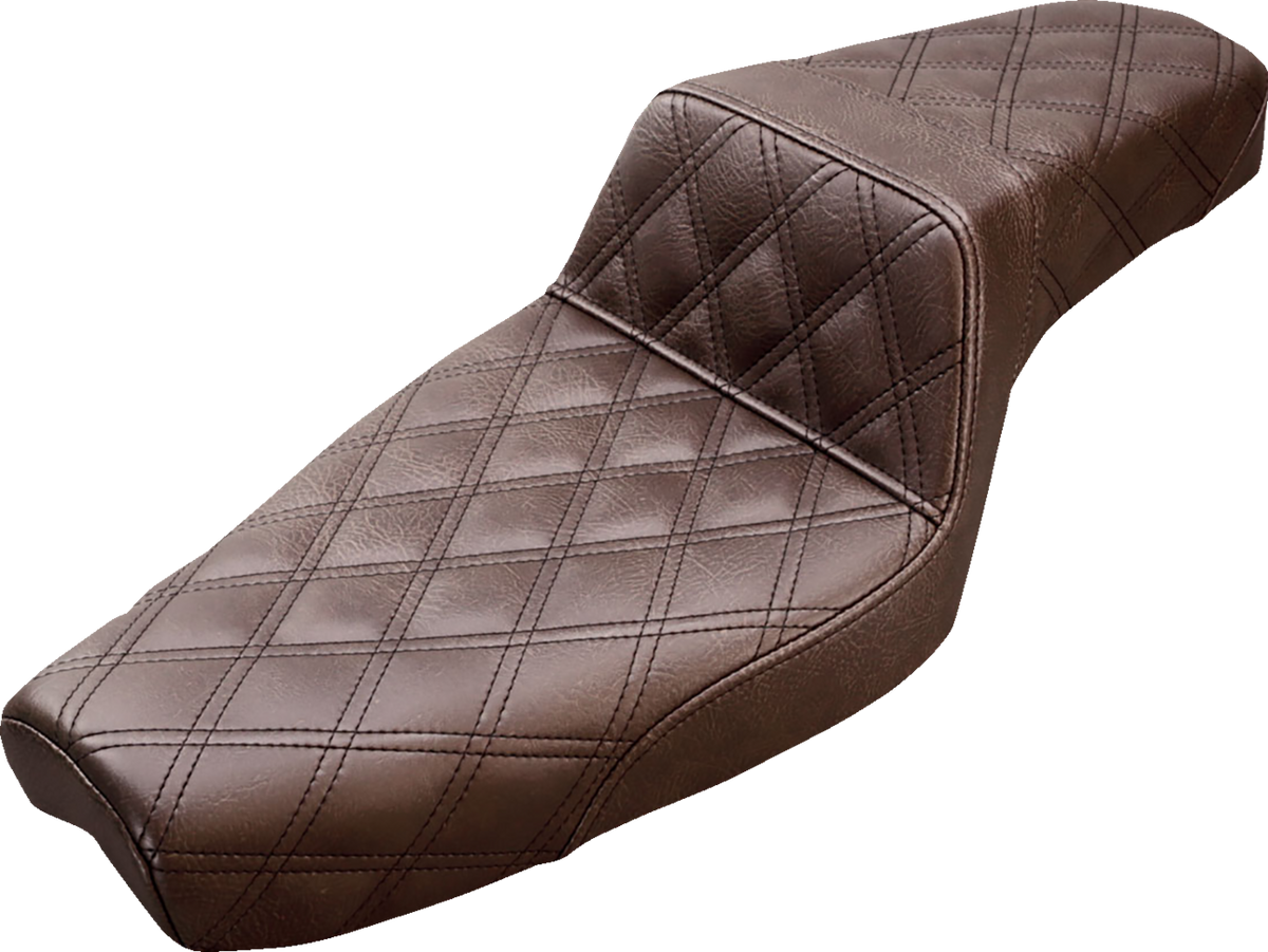 Step-Up Seat - Full Lattice Stitch - Brown - XL