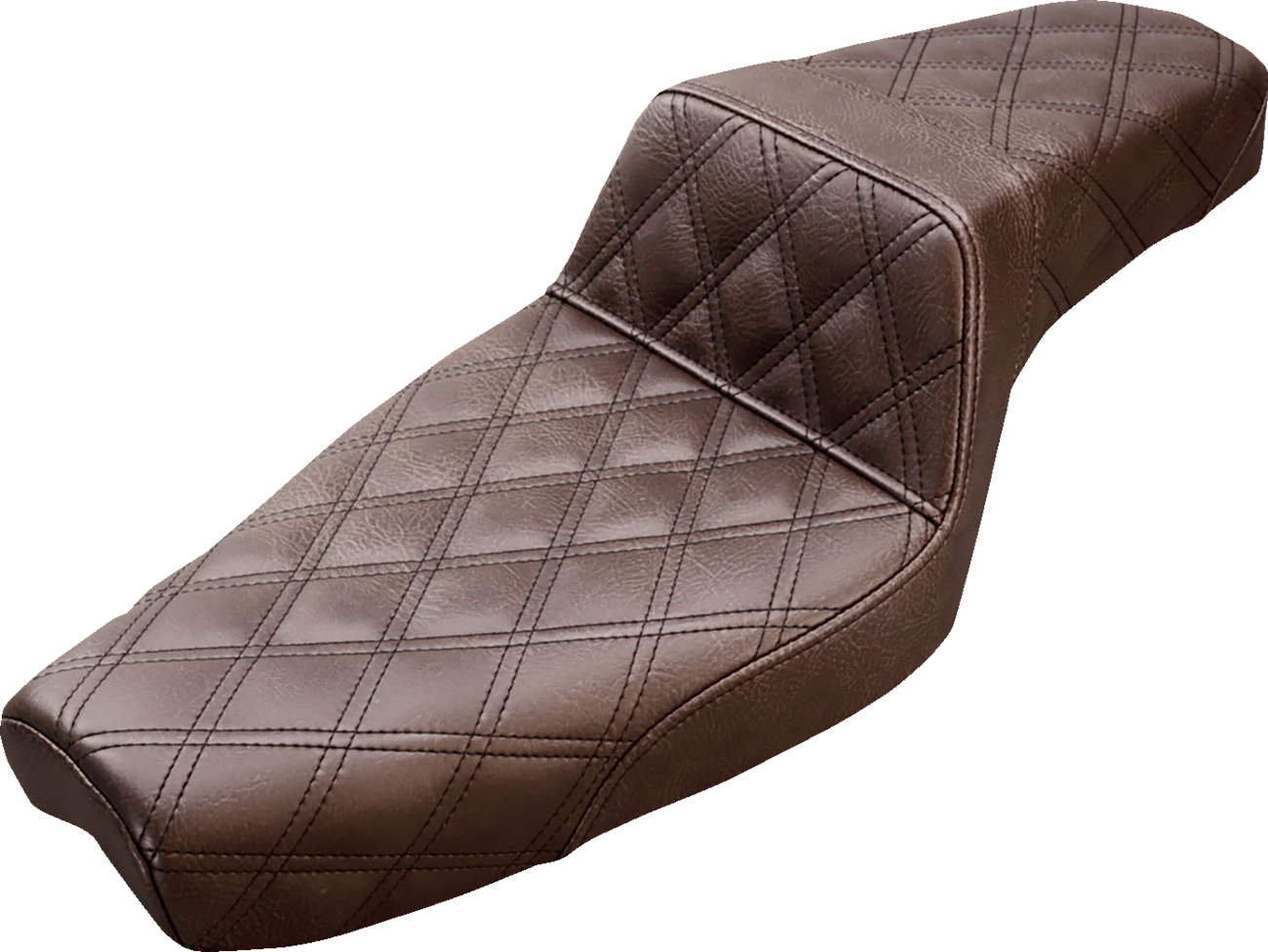 Step-Up Seat - Full Lattice Stitch - Brown - XL