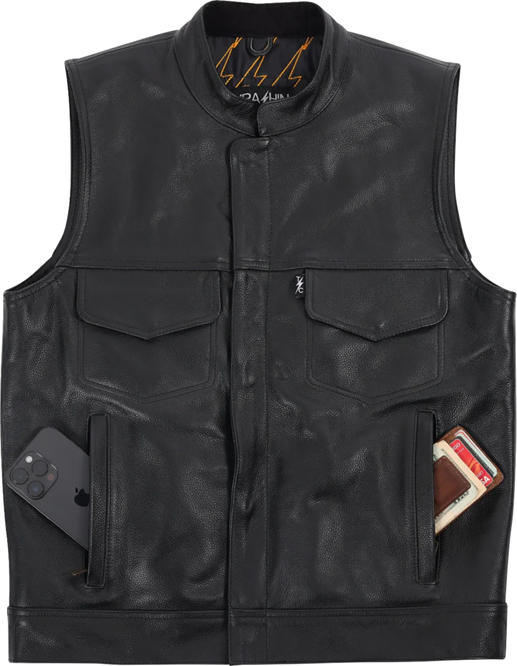 Mulholland Leather Riding Vest