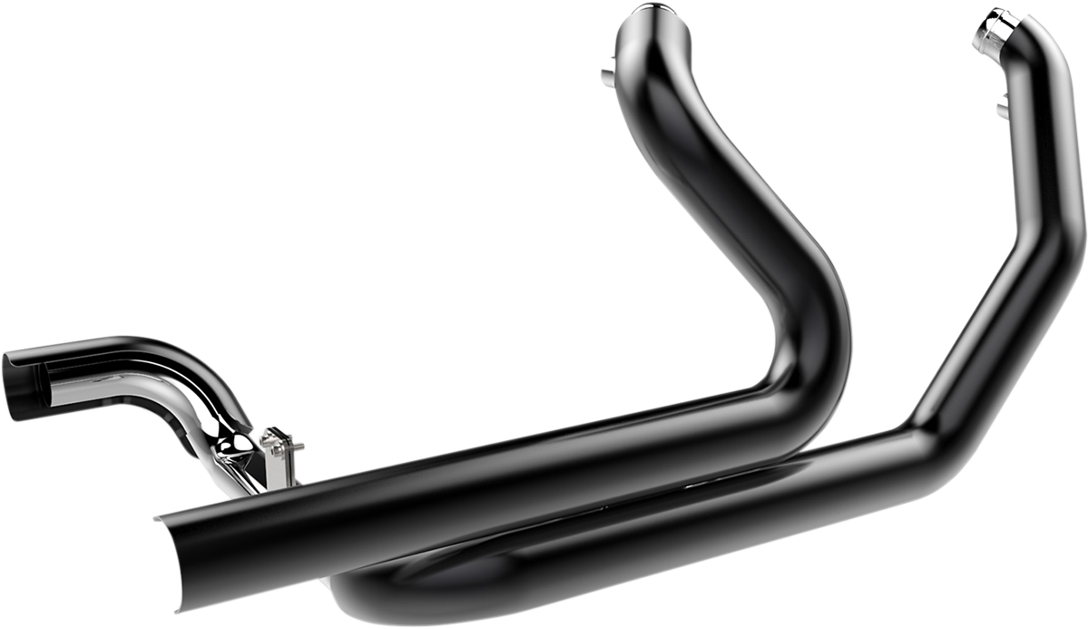 Aggressor 2-Into-2 Crossover Headers - Black - FL